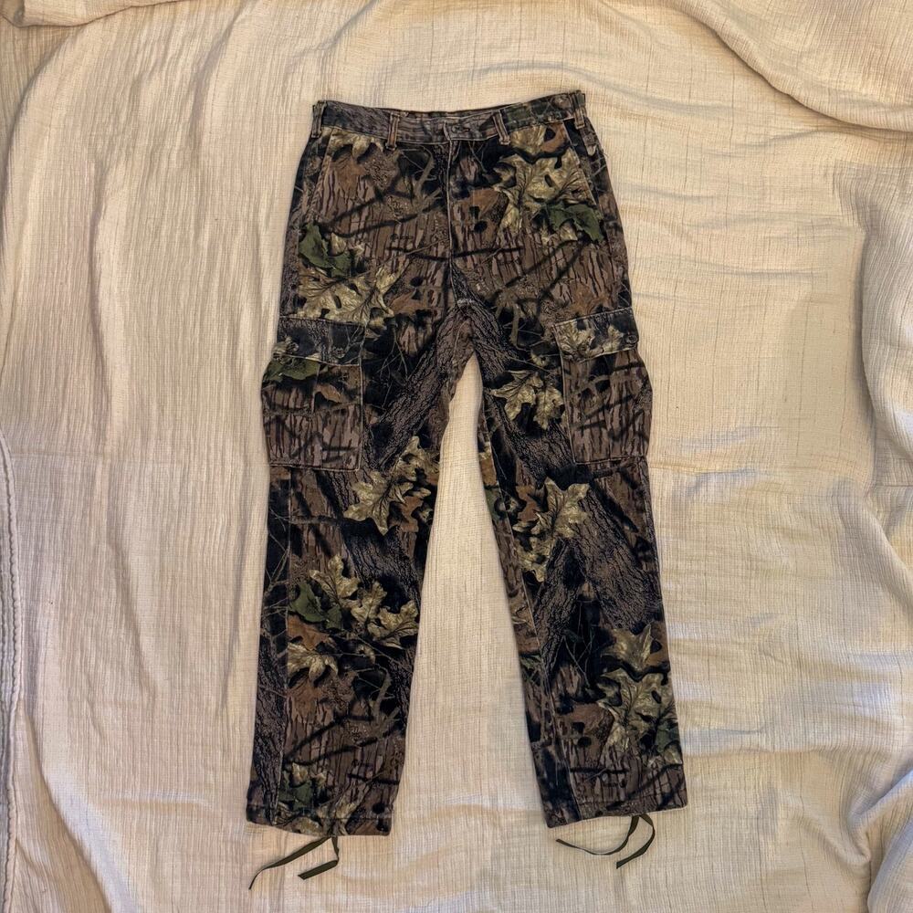 Mossy Oak Camo Cargo Hunting Pants Men's Sz 34